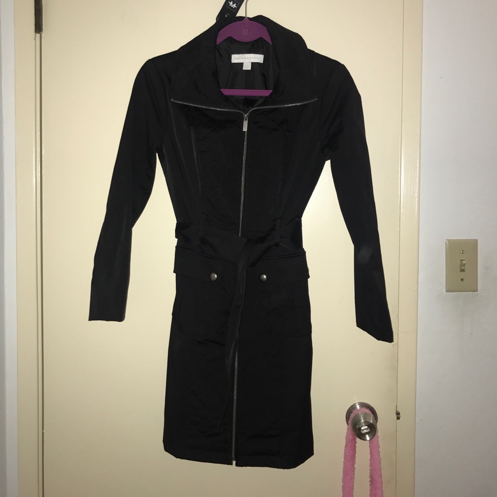 The limites Black Trench Coat Size XS